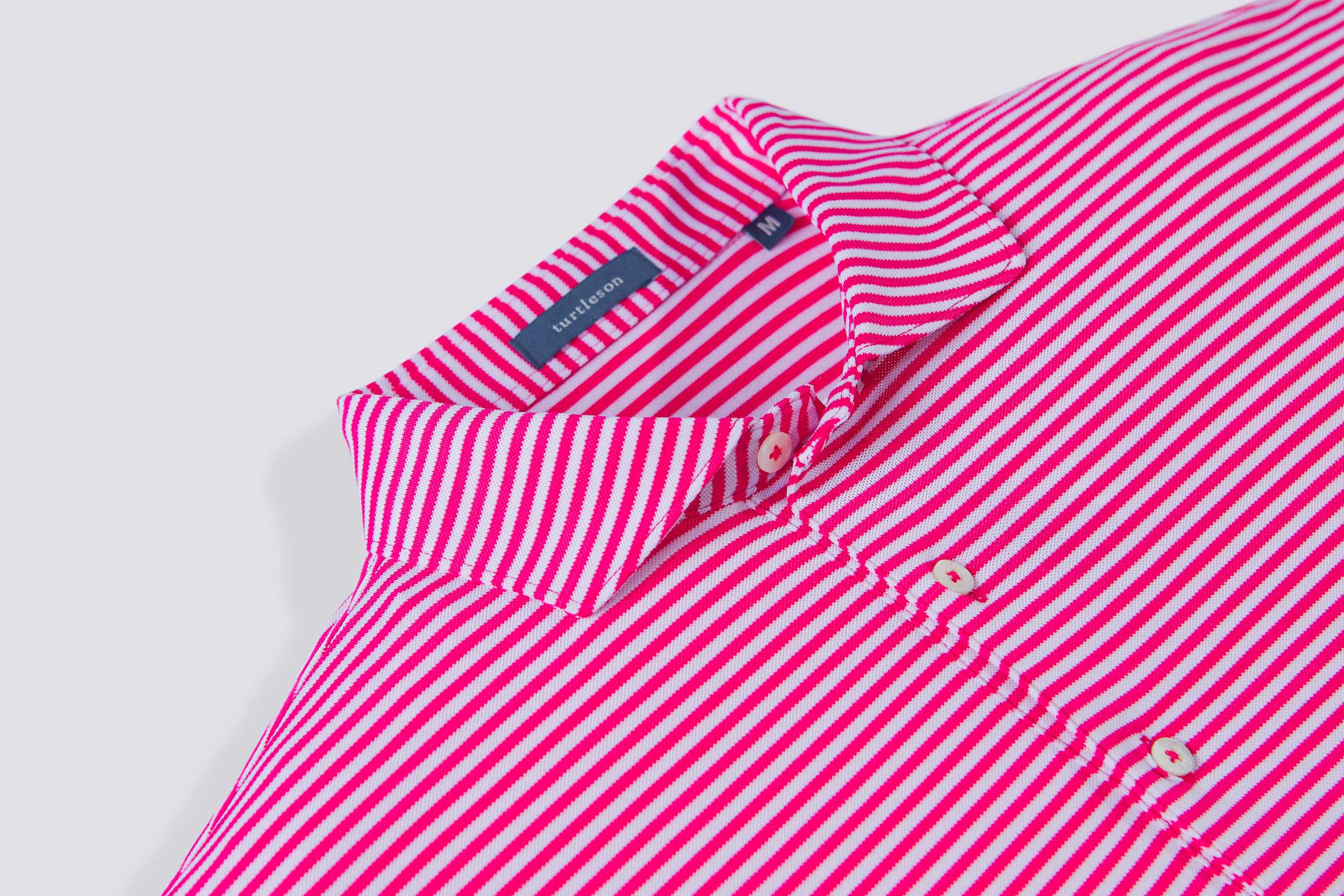 Turtleson Tanner Stripe Performance Polo Golf Shirt Men - Picture 8 of 12