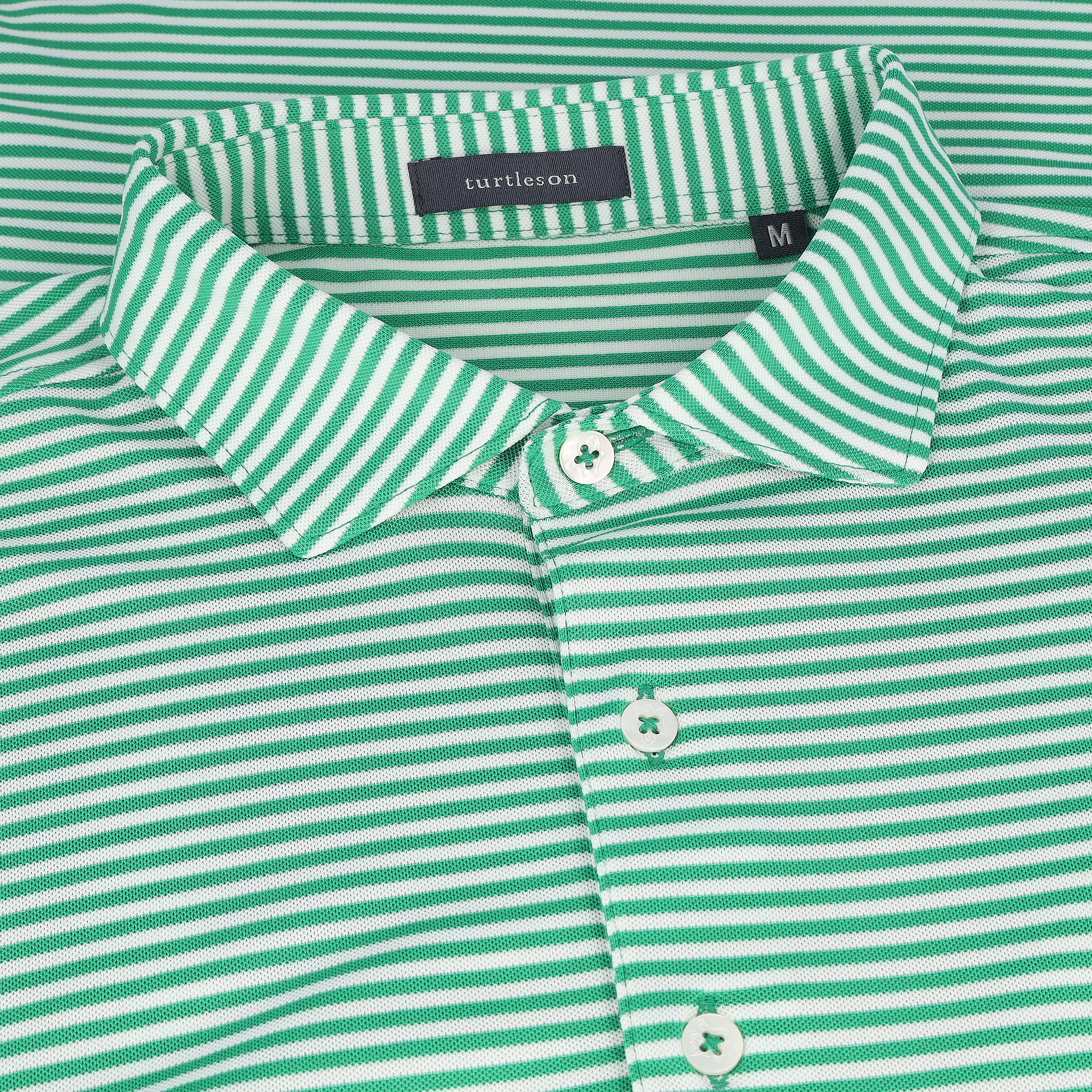 Turtleson Tanner Stripe Performance Polo Golf Shirt Men - Picture 12 of 12
