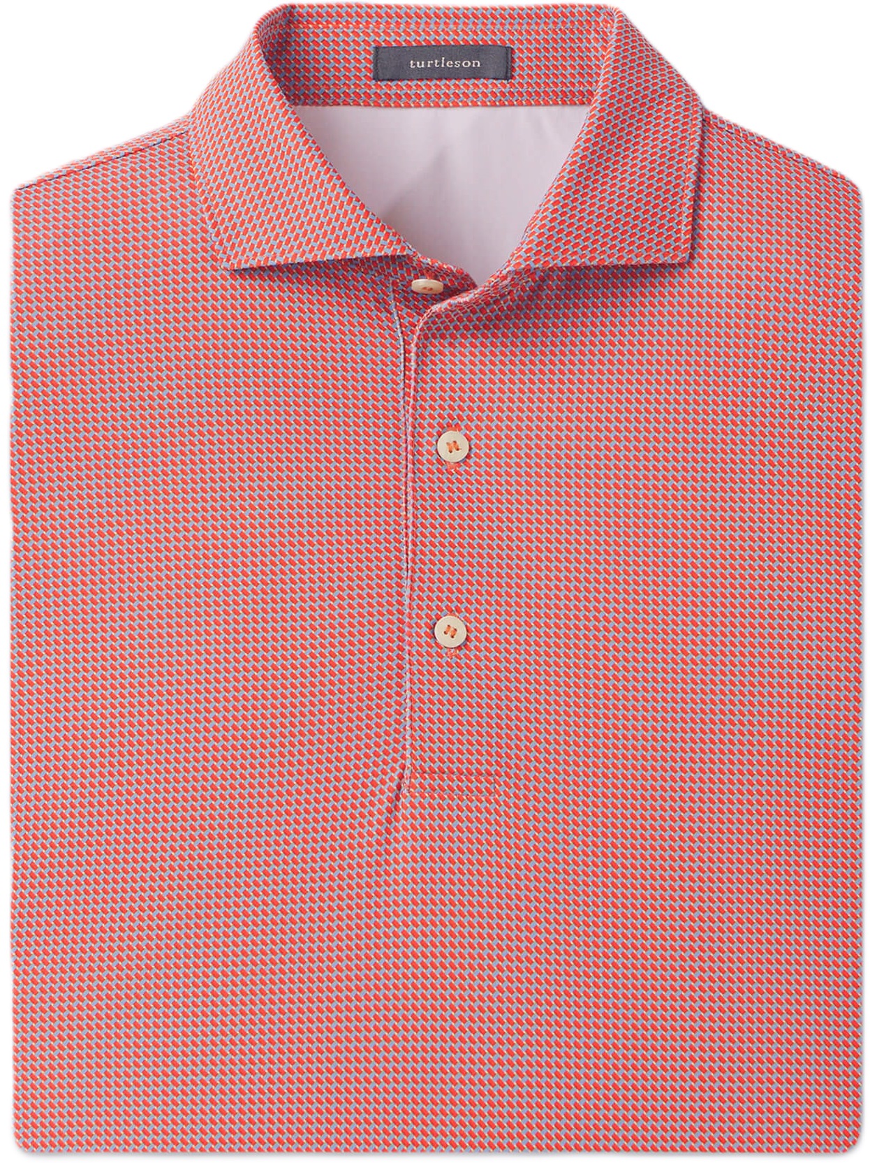 Turtleson Bradford Weave Performance Polo Golf Shirt Men - Picture 4 of 4