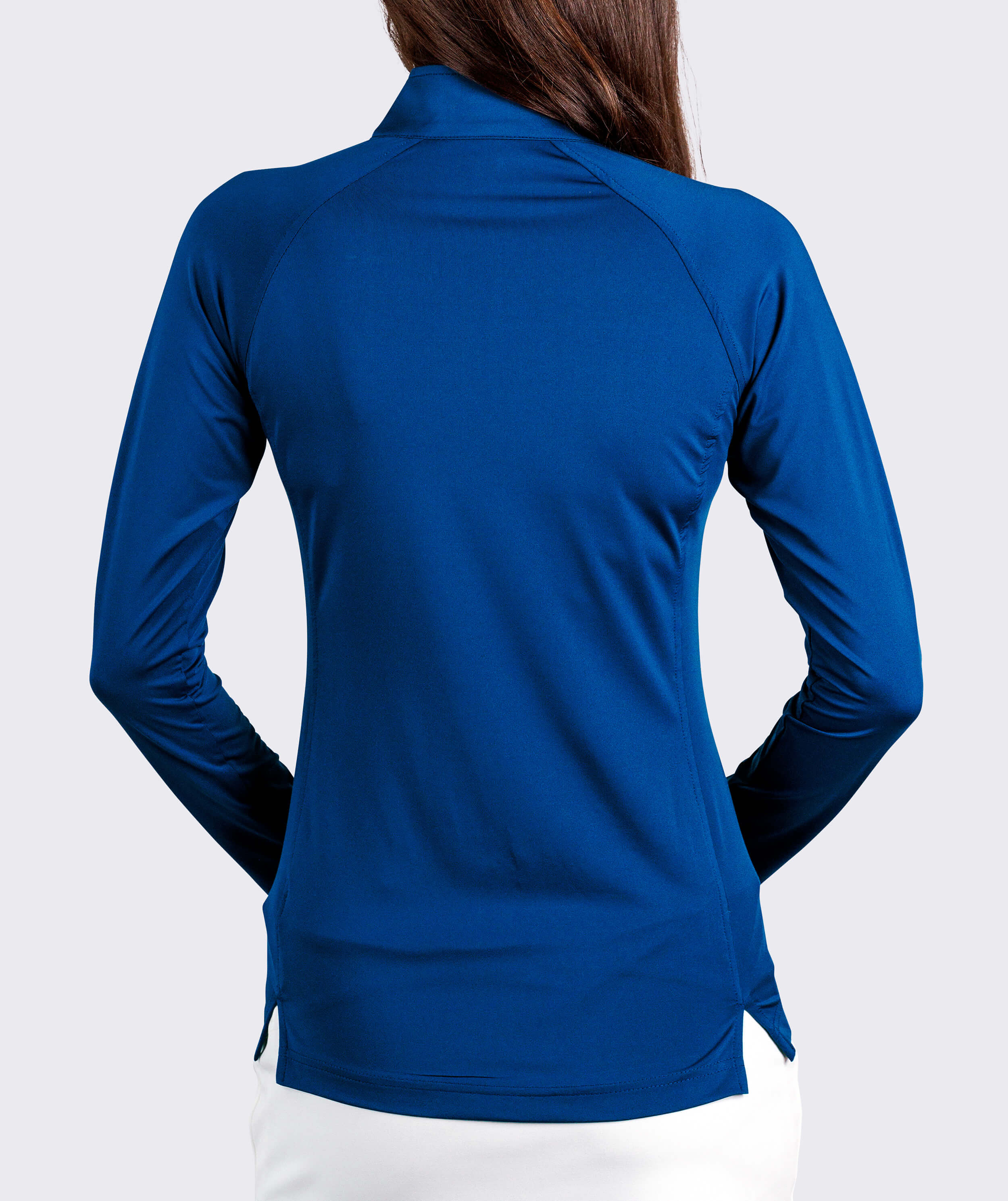 Turtleson Ellie Solid Performance 1/4 Zip Pullover Golf Outerwear Women - Zdjęcie 8 z 8