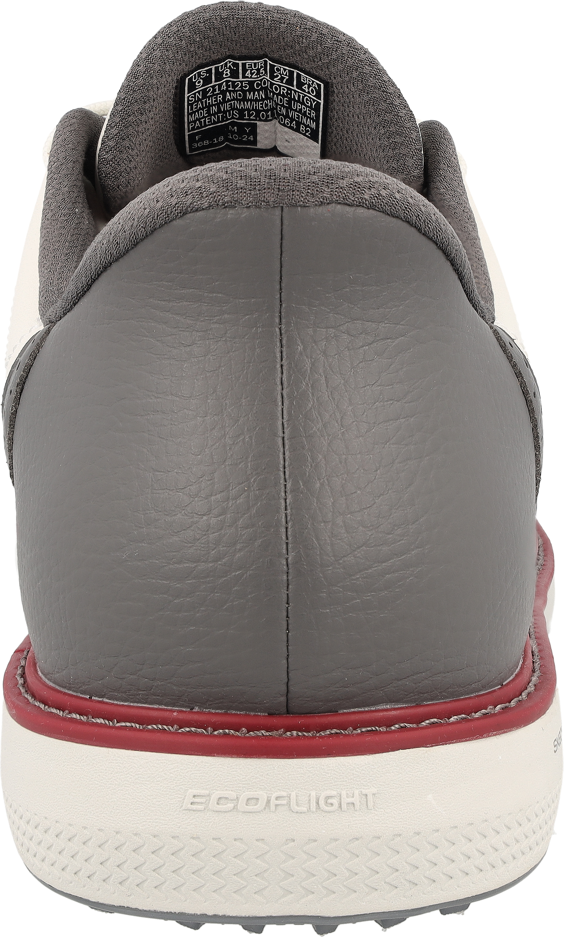 Zapato de golf Skechers Go Golf Prestige 214125-NTGY gris natural para hombre - Imagen 7 de 8