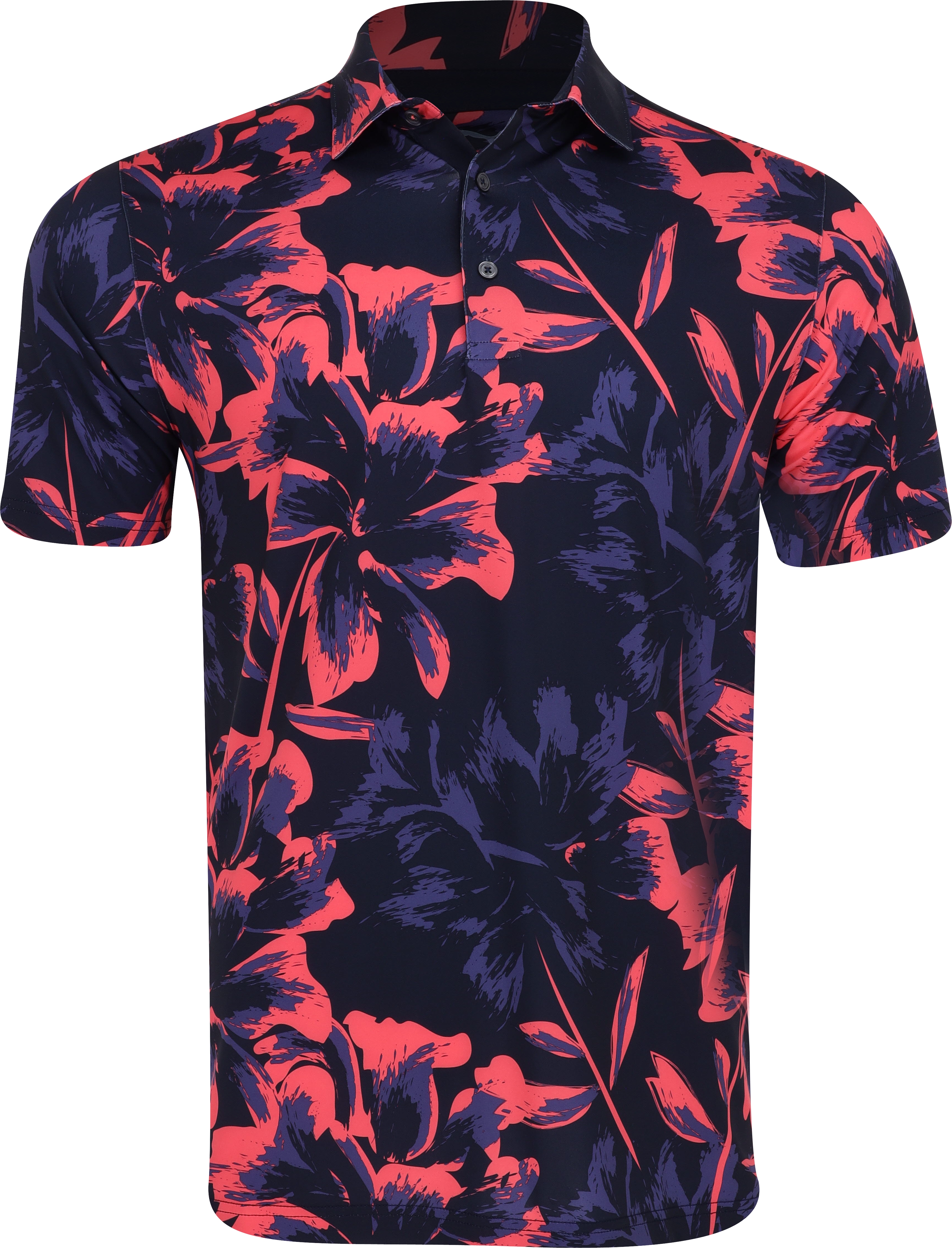 Puma MATTR Broken Flower Deep Navy/Peach Frost Shirt Herren