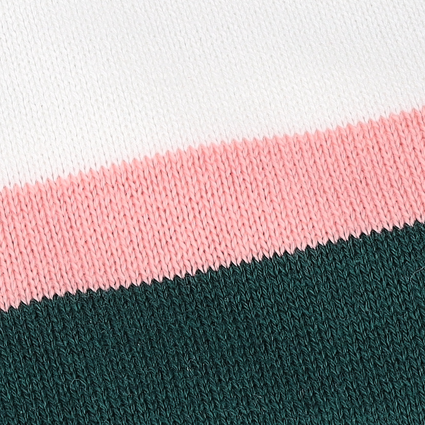 Puma Resort Stripe Warm White/Dark Myrtle Sweater Women - Picture 7 of 12