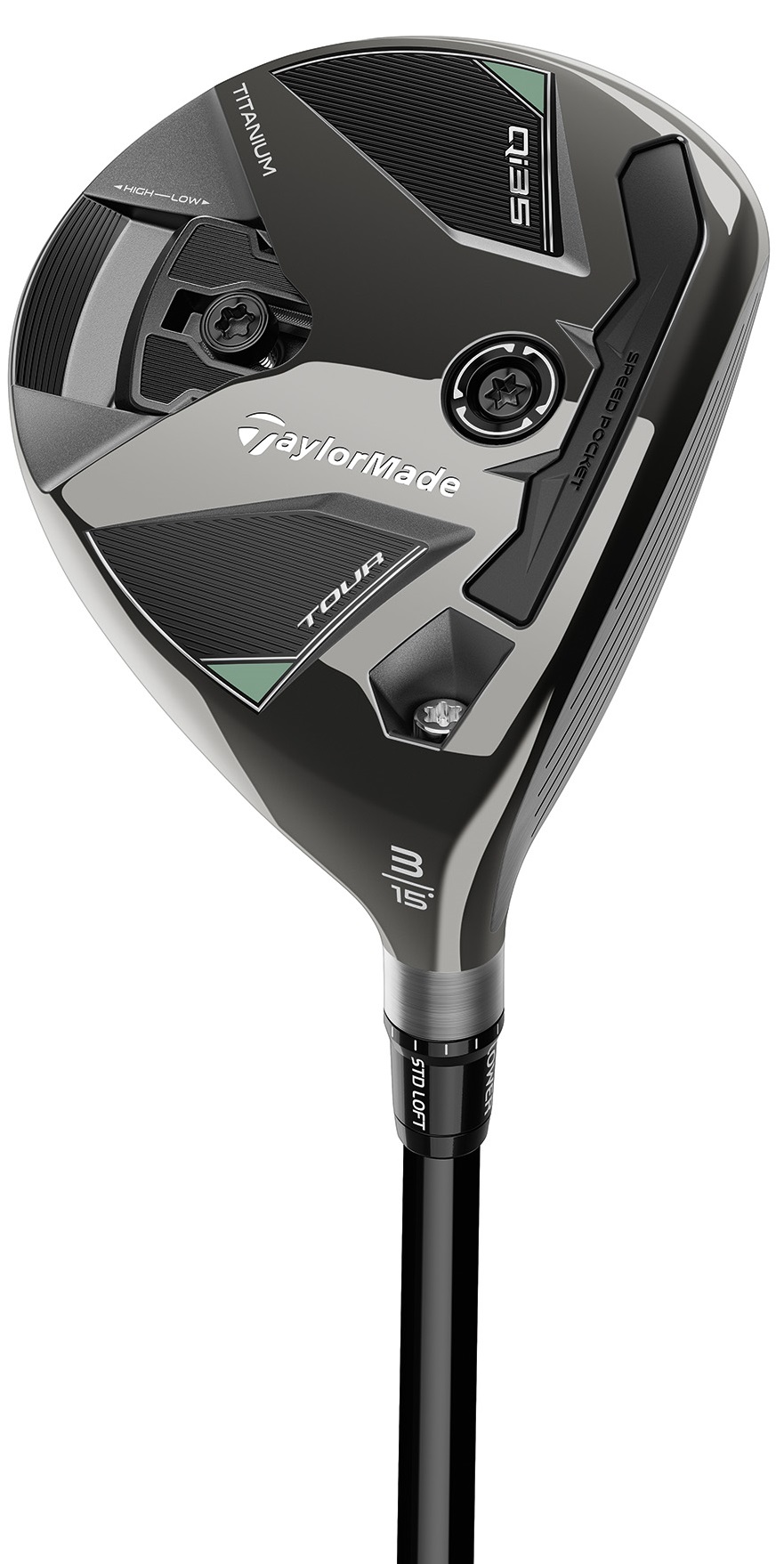 TaylorMade Qi35 Tour 15* 3 Wood X Stf Mitsubishi Kai'li Blue