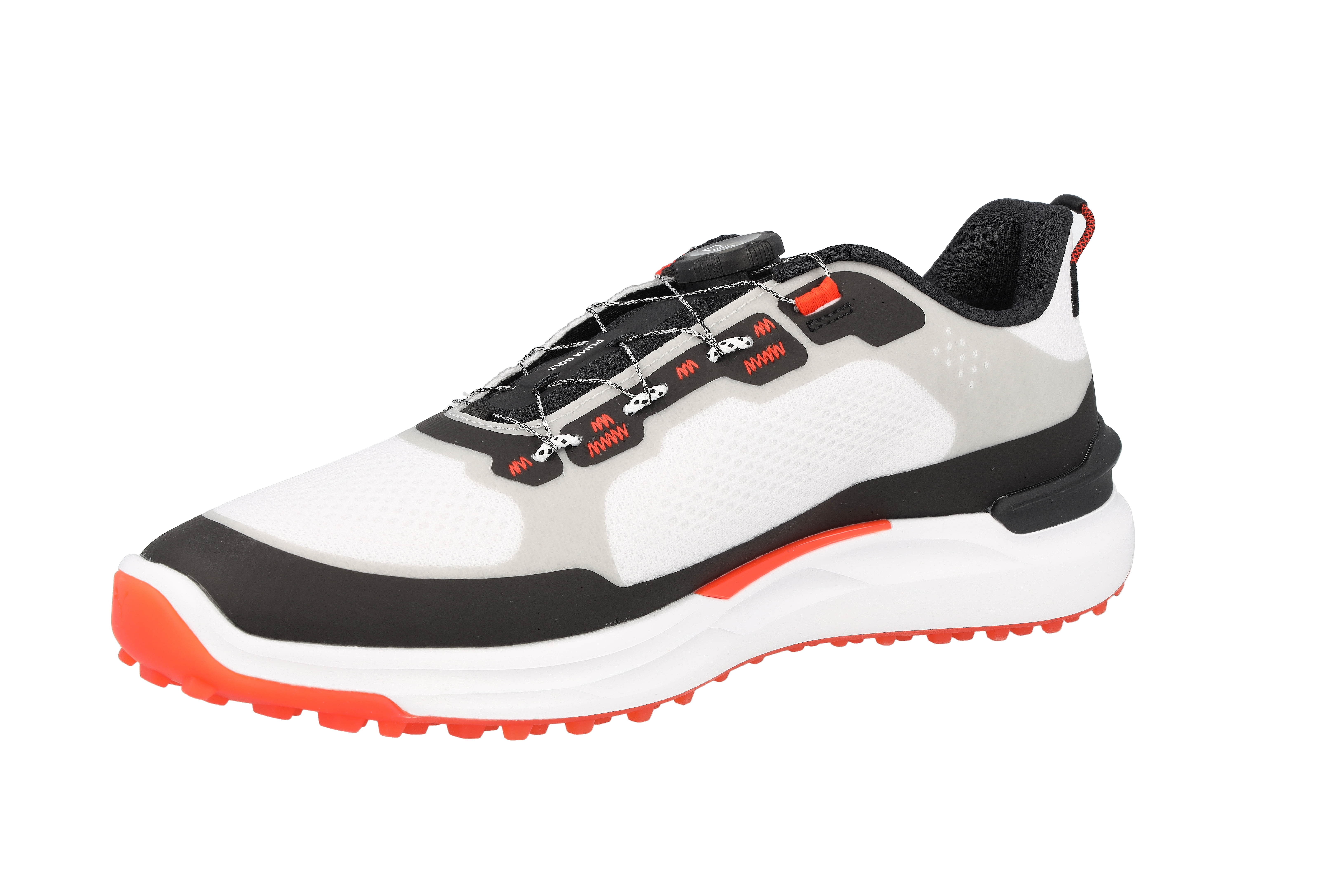 Puma Ignite Elevate 2 Disc 310724-01 White Black Men Spikeless Golf Shoes - Picture 4 of 8
