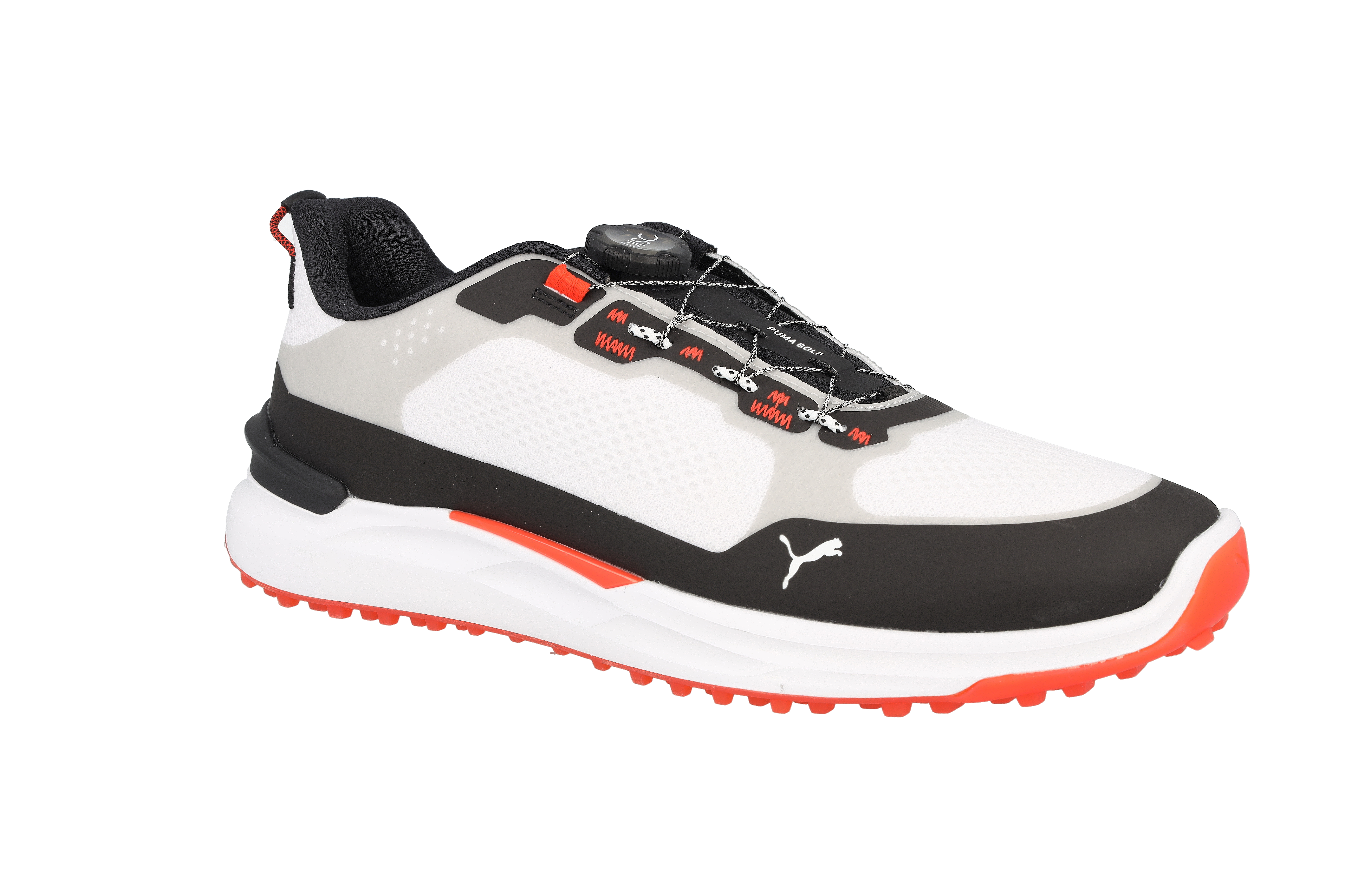 Puma Ignite Elevate 2 Disc 310724-01 White Black Men Spikeless Golf Shoes - Picture 2 of 8