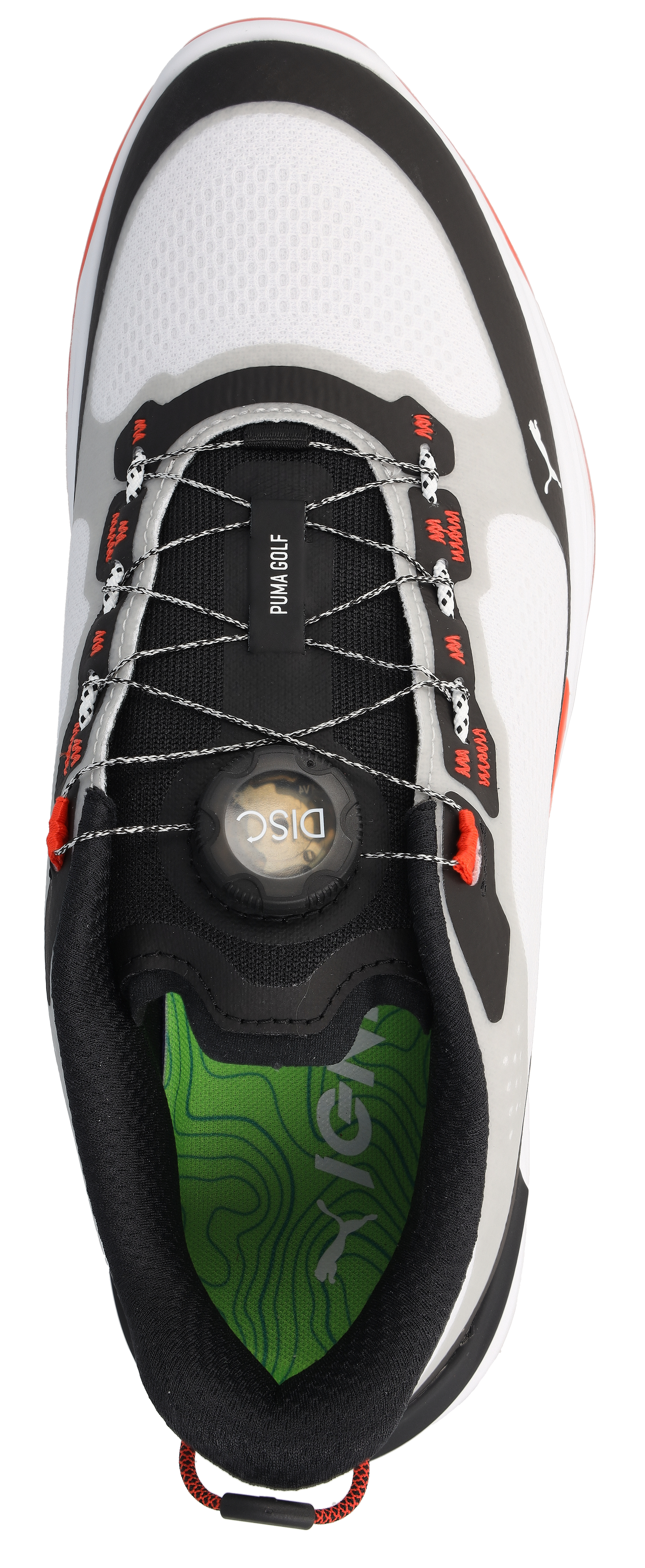 Puma Ignite Elevate 2 Disc 310724-01 White Black Men Spikeless Golf Shoes - Picture 5 of 8