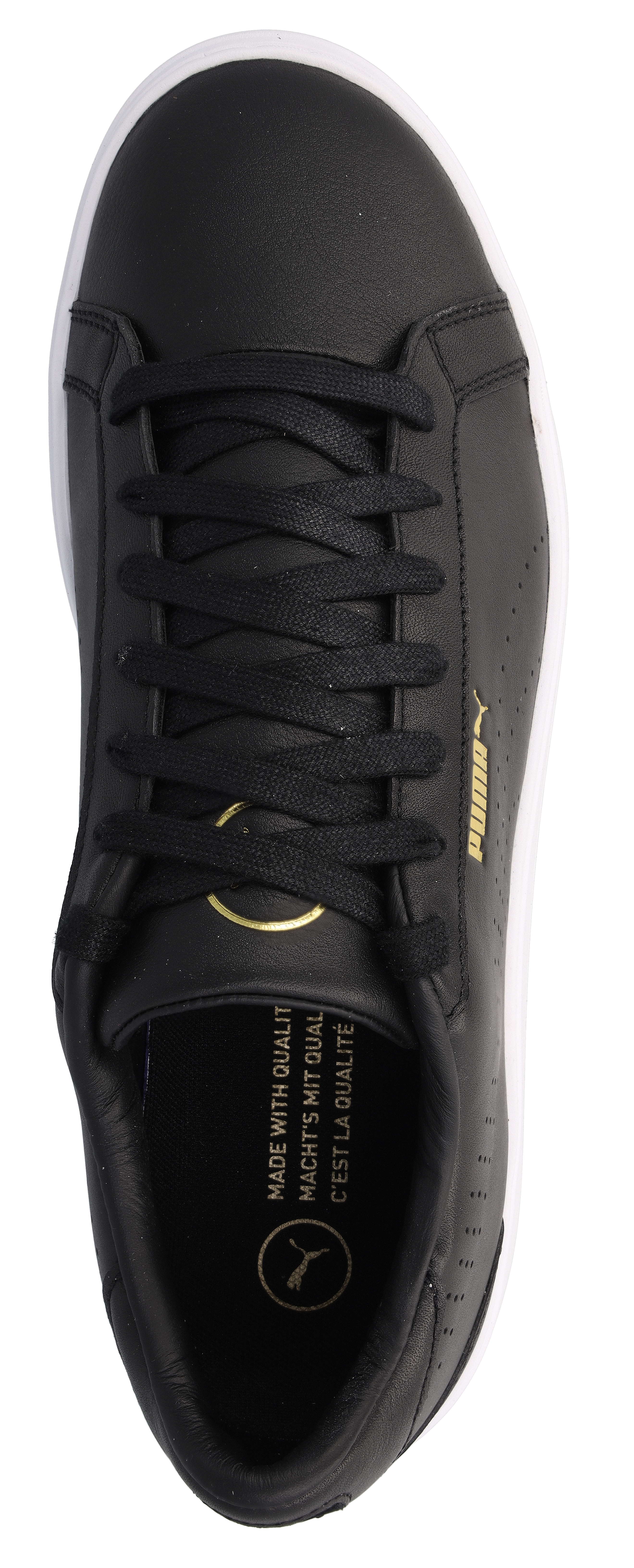 Puma Classic G 310721-05 Puma schwarz Puma weiß Herren Golfschuhe ohne Spikes - Bild 5 von 8