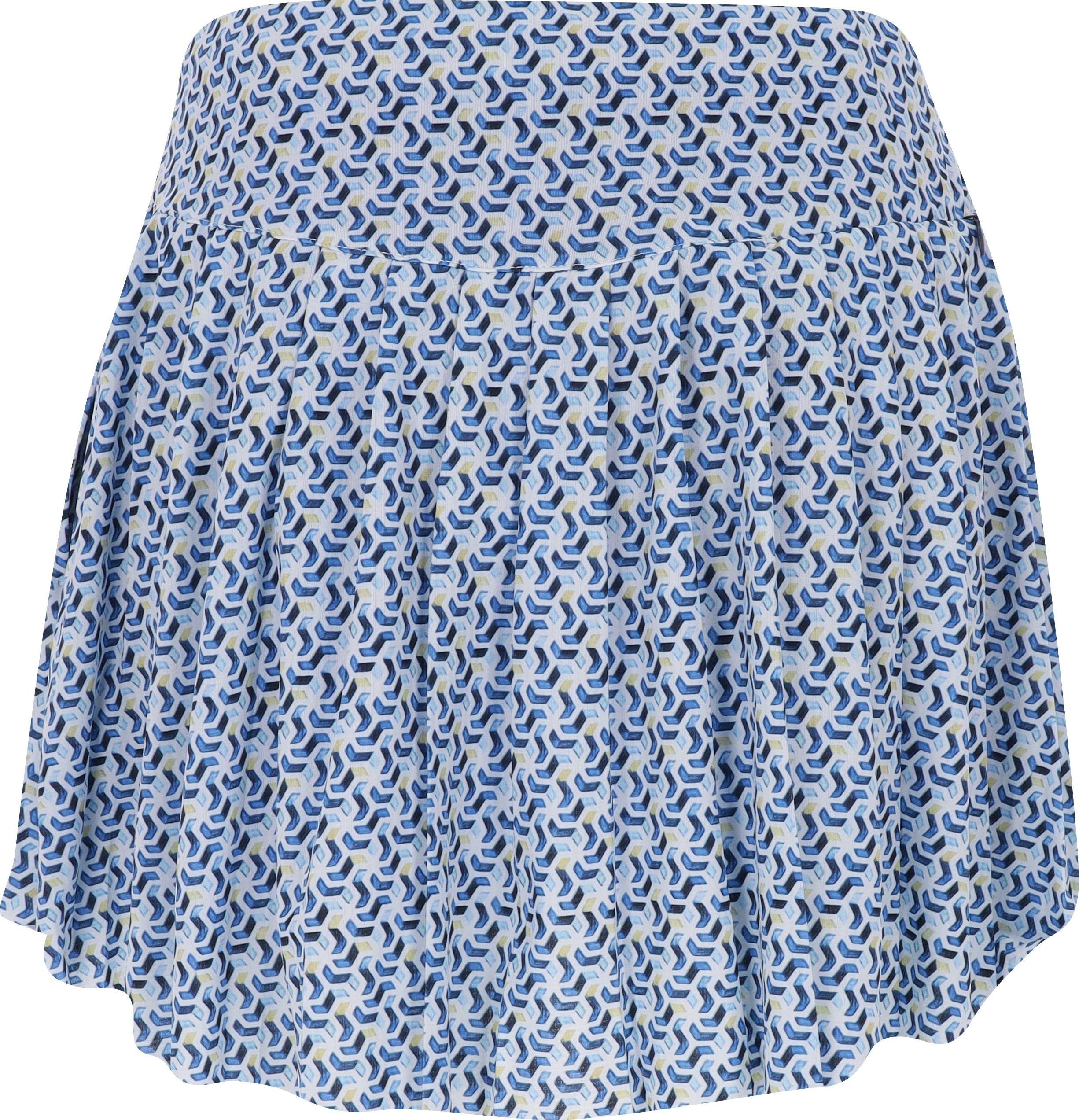 Greg Norman Links 16 Inch Pleated White Print Skort Women - Picture 10 of 12
