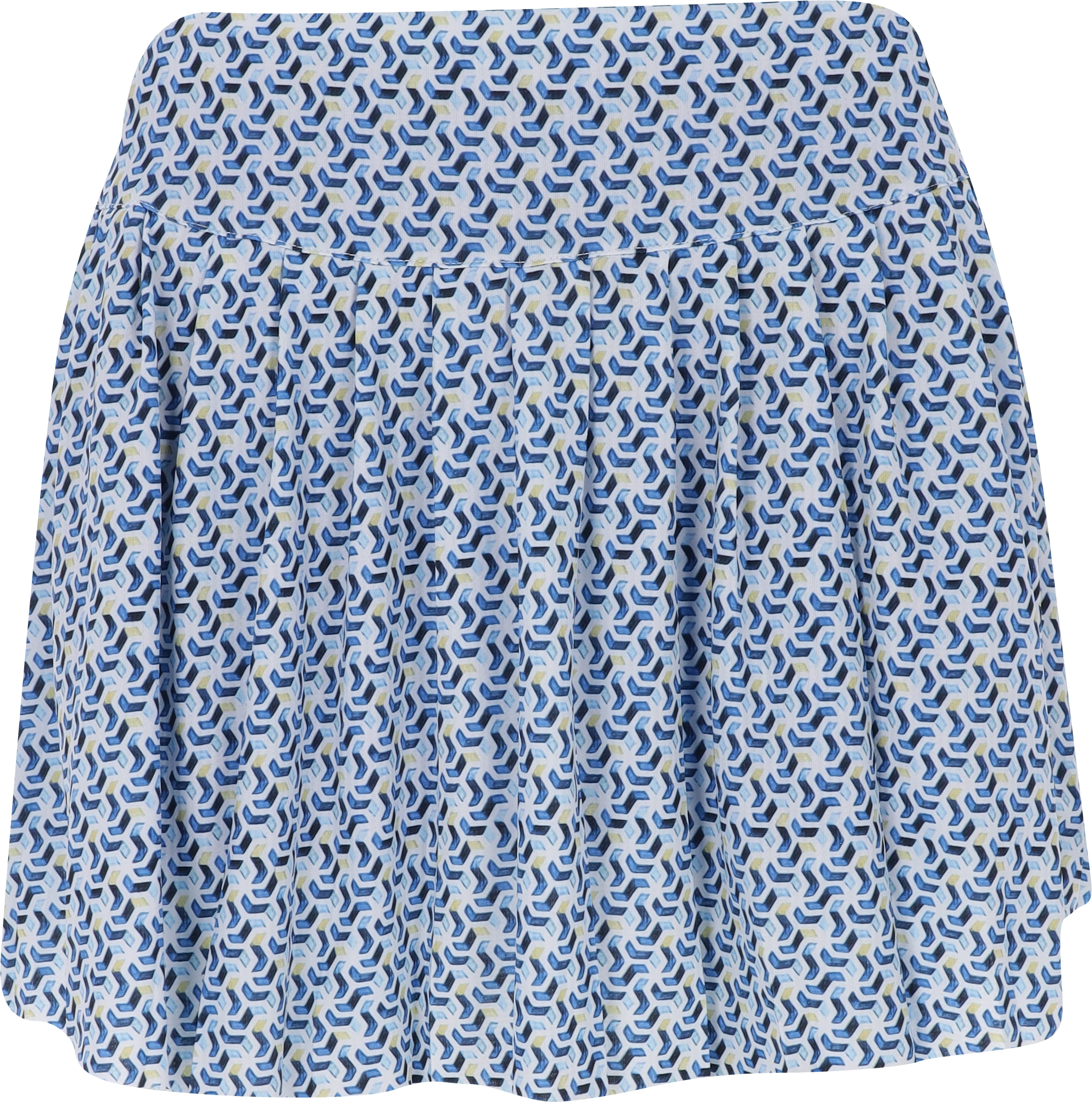 Greg Norman Links 16 Inch Pleated White Print Skort Women - Picture 9 of 12