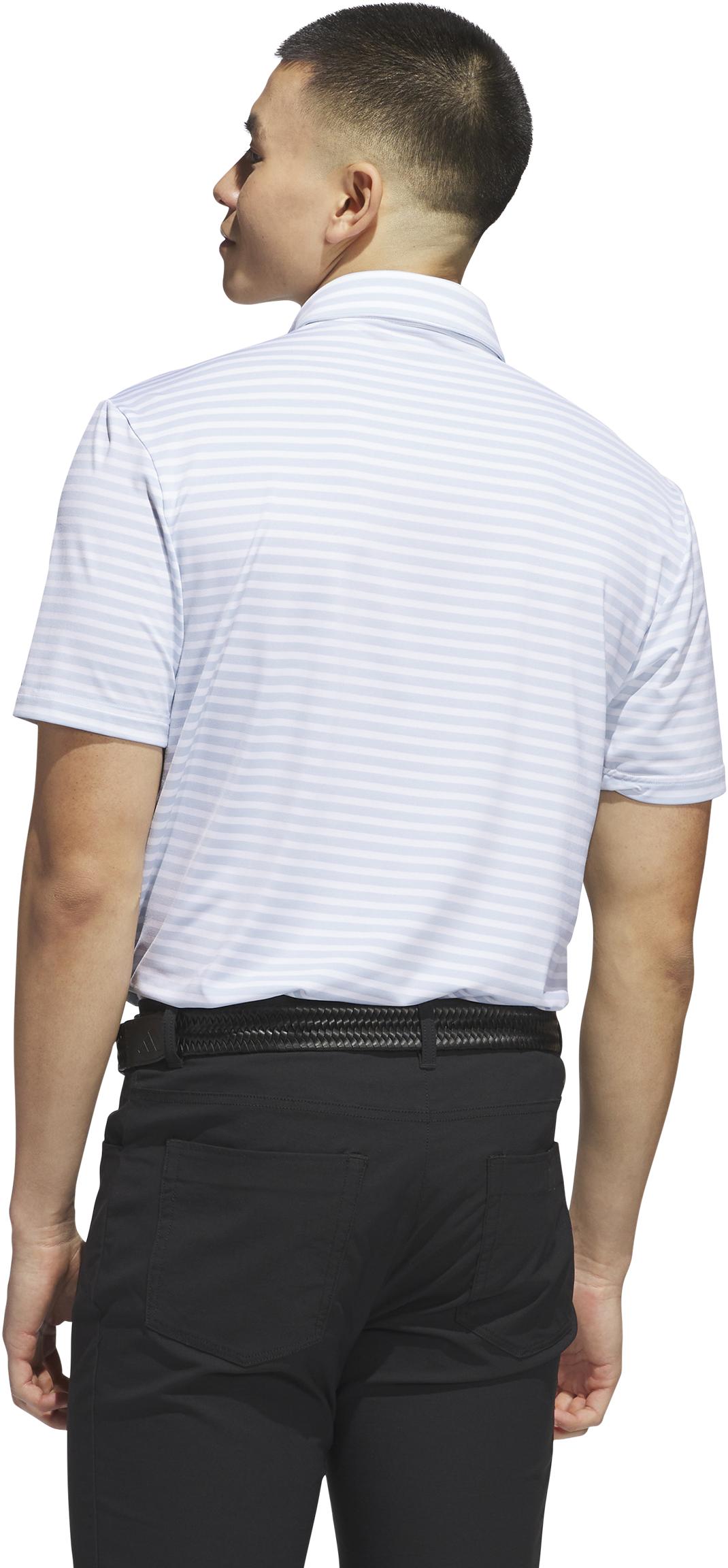 Adidas Ultimate365 Stripe Wonder Blue/White Shirt Men - Picture 18 of 25