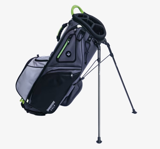 Bridgestone Gambler Lightweight Black Grey Neon Green Stand Golf