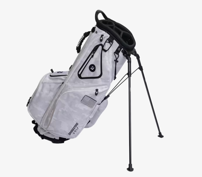 Bridgestone Gambler Lightweight Artic Camo Stand Golf Bag