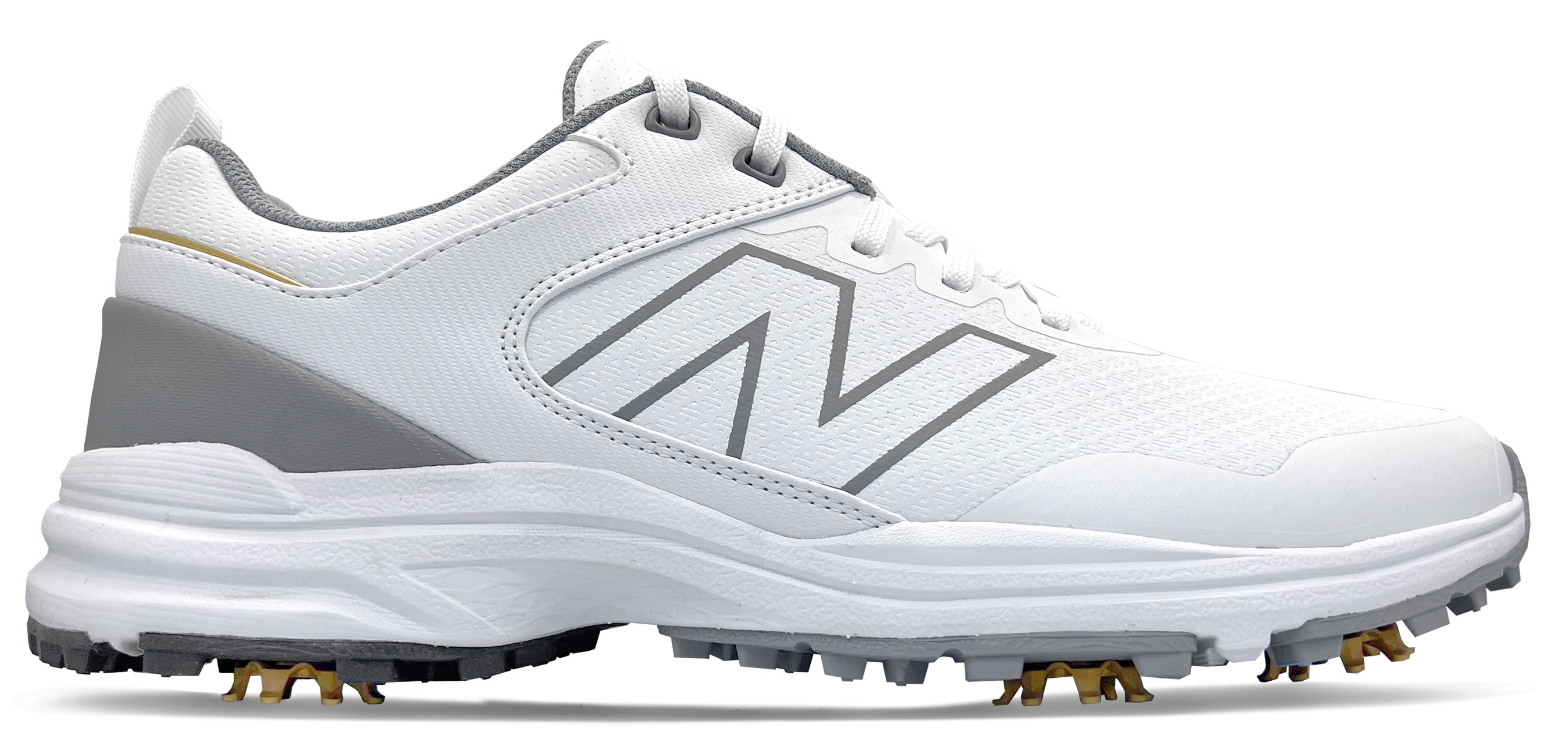 New Balance Brighton V2 MG202WGY White Grey Men Golf Shoe | eBay