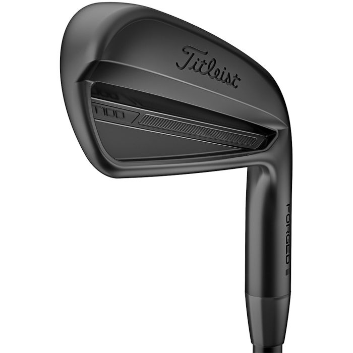 Titleist T100 3G Black 4-PW Iron Set X Stf 1 Deg Upright AMT White