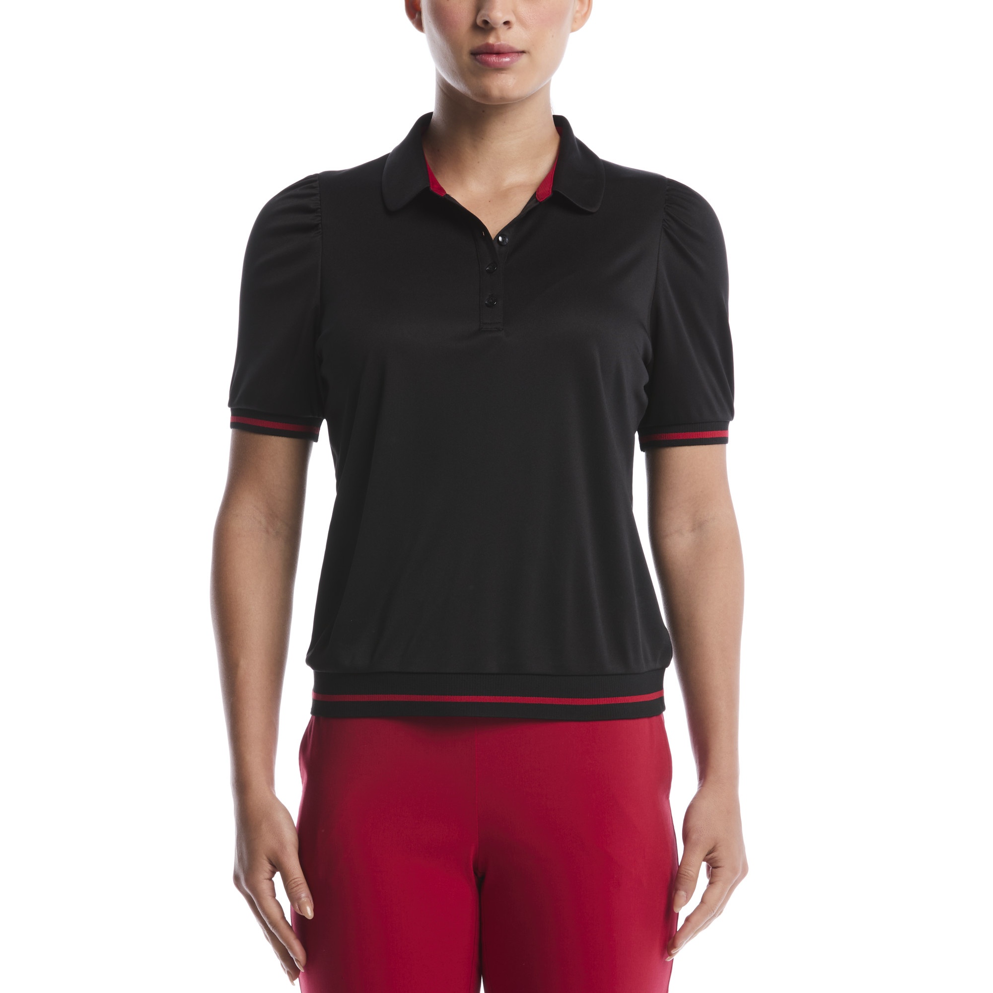 Ben Hogan Color Block Waist Length Caviar Shirt Women
